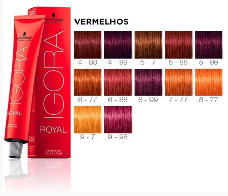 Coloração Igora Royal 9-7 Louro Extra Claro Cobre + OX 30