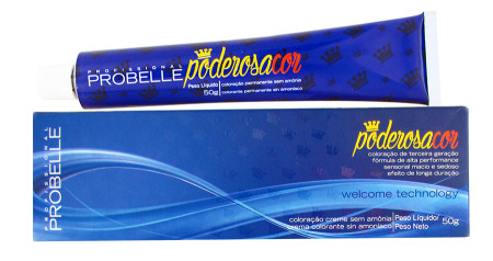 Probelle Coloração Poderosacor 6.0 Louro Escuro S/ Amônia + OX
